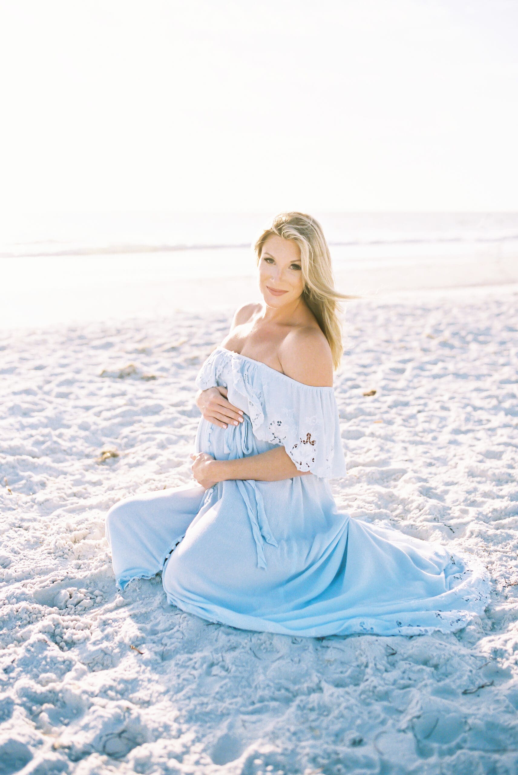 Golden Hour Maternity Family Session