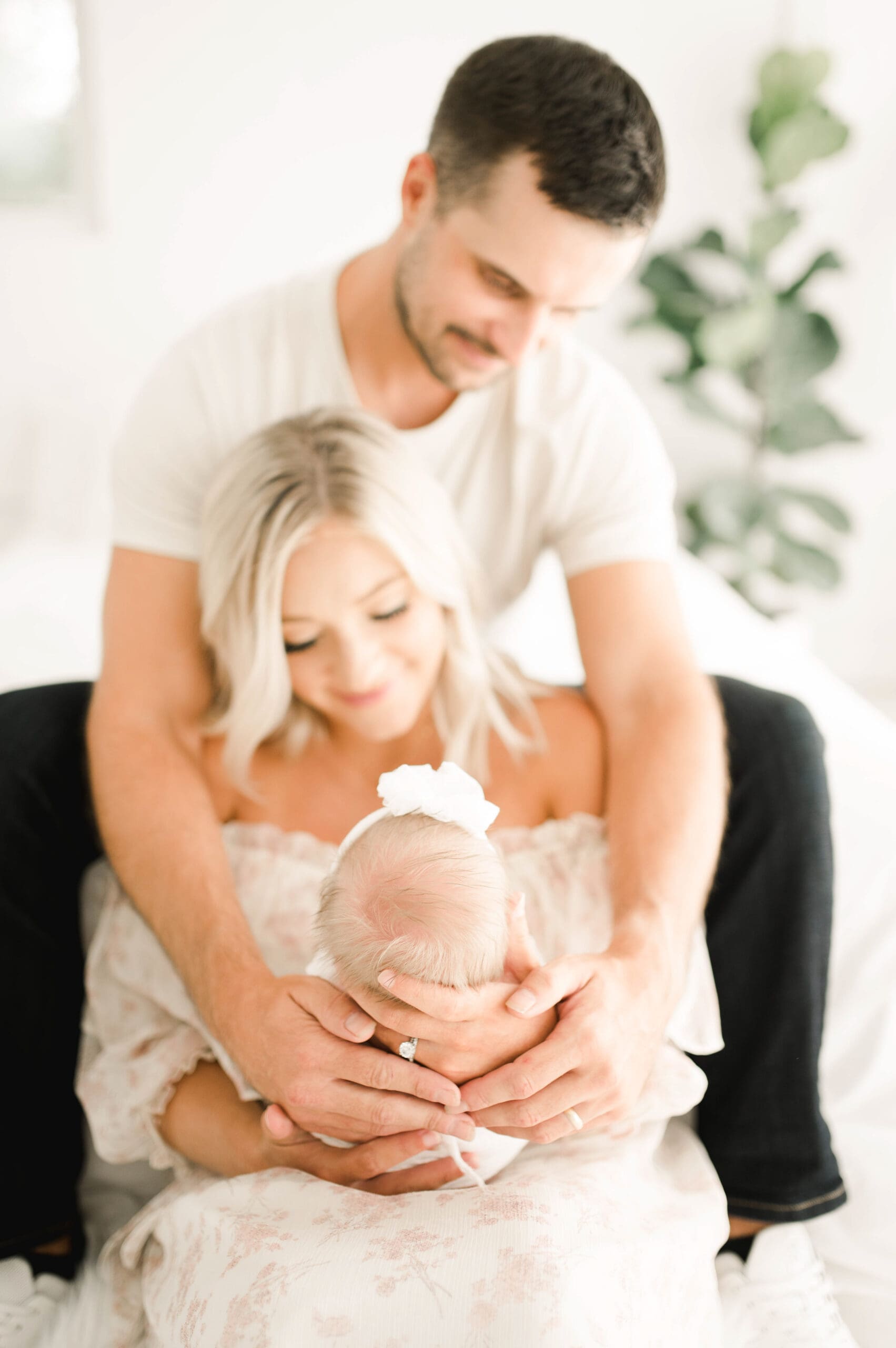 Light and Airy Newborn Photography | Tampa Florida, Baby Girl Session