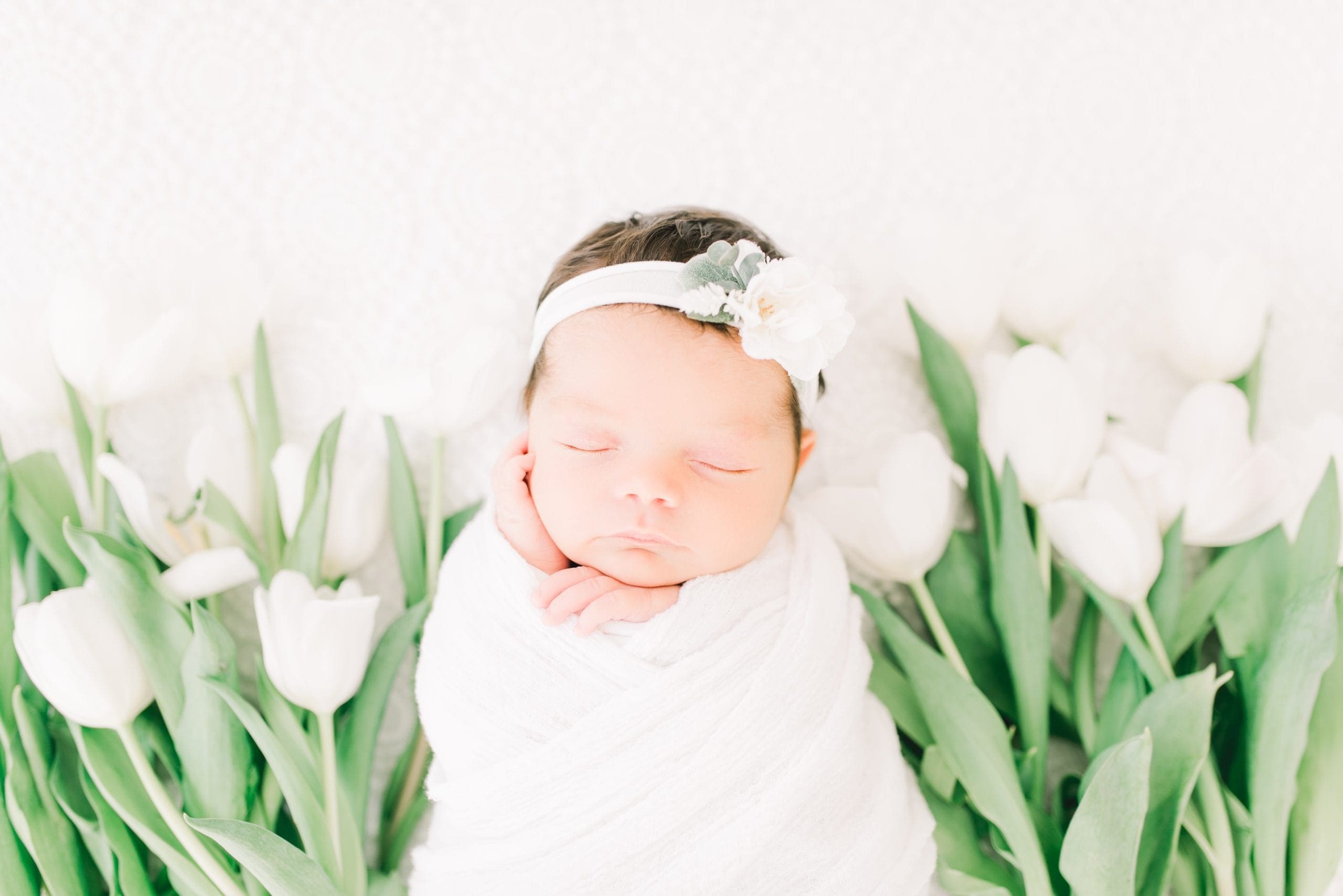 Light and Airy Newborn Session | Baby Ivy
