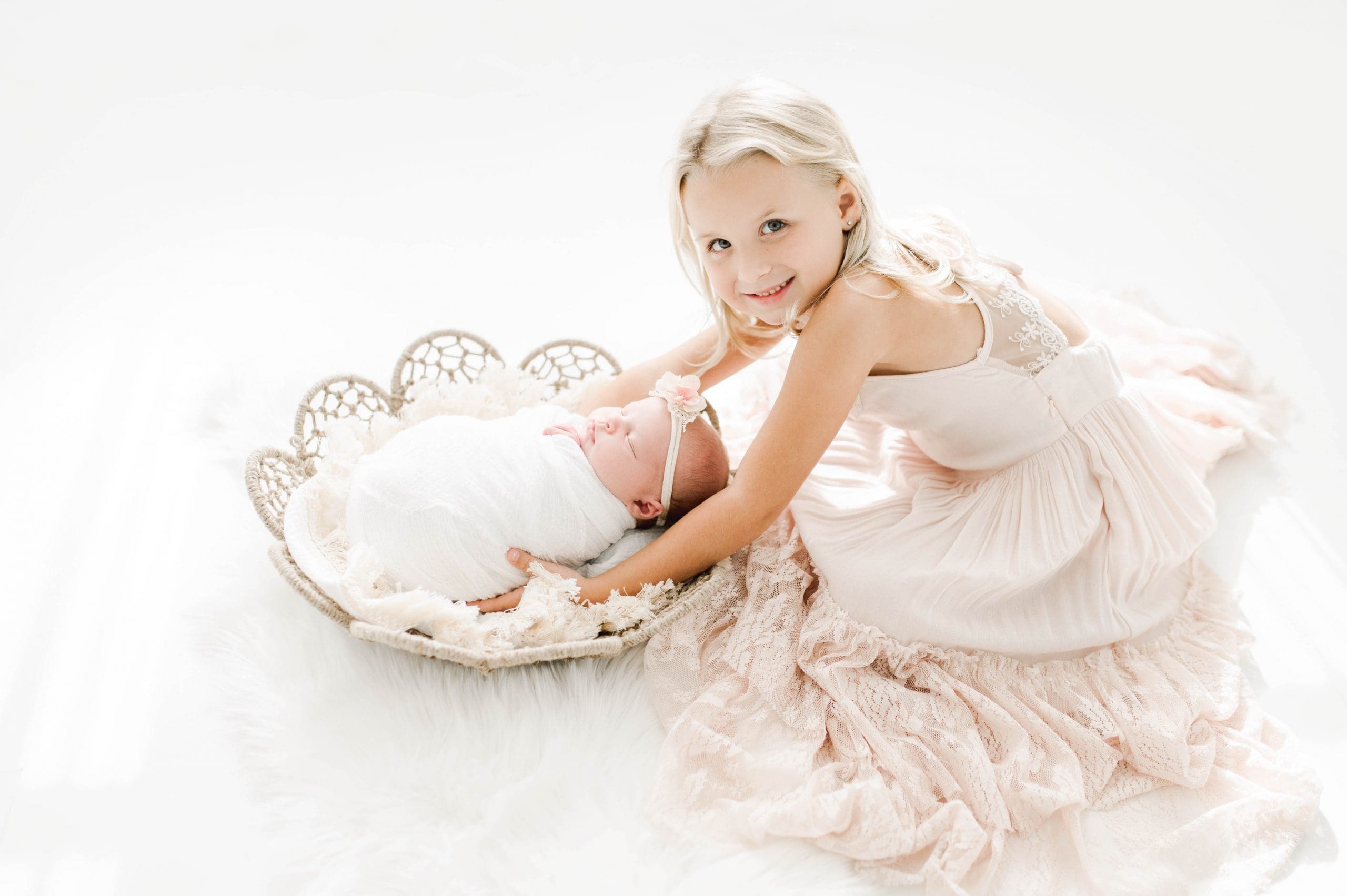 Newborn Family Session | Natural Light Studio