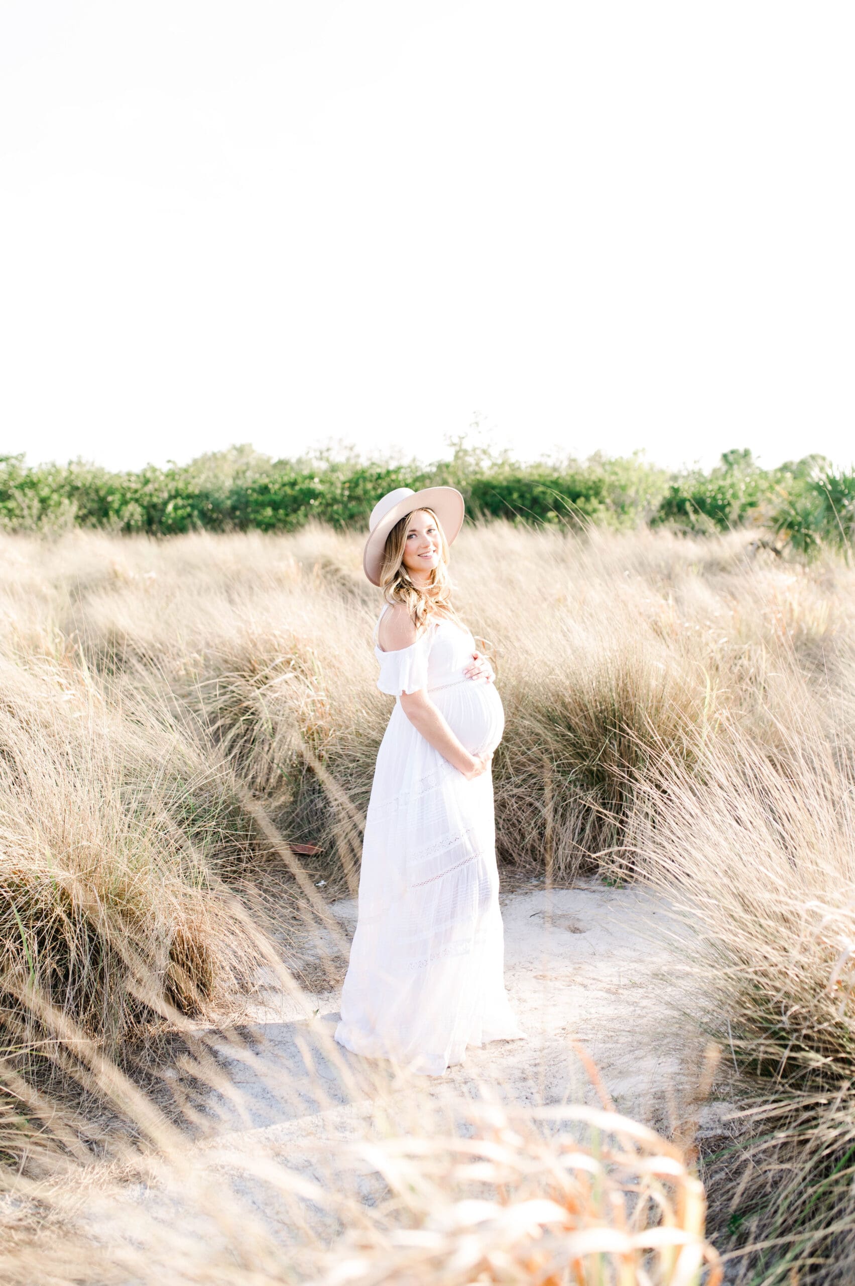 Tampa Family Maternity Session | Golden Hour Magic